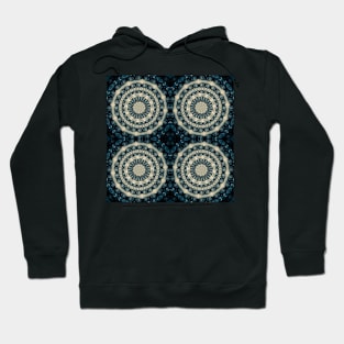 Abstract pattern with ornamental circles Hoodie